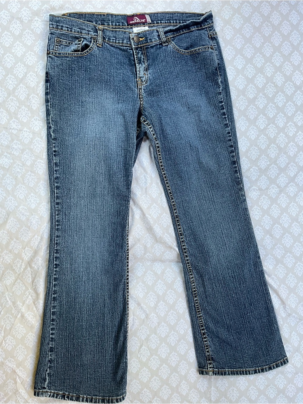 Jordache Y2K Low Rise Stretch Bootcut Jeans Dark Wash Size 13/14 Petite
